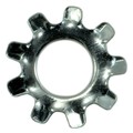Midwest Fastener External Tooth Lock Washer, For Screw Size #8 Steel, Zinc Plated Finish, 100 PK 03963